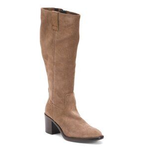 MIRROR Light Brown Suede High Shaft Boots